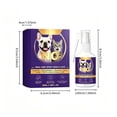 thumbnail image 3 of GOFLIC 50ml Pet Teeth Cleaning Spray, Enzymatic Dental Care Liquid, Travel-Size Breath Freshener, Odor Eliminator for Puppies, Kittens and Adult Pets, 3 of 9