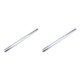 thumbnail image 3 of Toystoory Manillar horizontal para bicicleta, barra recta para ciclismo, piñón fijo, manillar plano, barra de carreras de aleación de aluminio plata 2piezas Toystoory CBP030143, 3 of 5