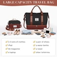 thumbnail image 6 of Gynky Travel Duffle Bag Set 2 Pack Weekender Bags for Women with Shoe Compartment Carry On Overnight Gym Duffel Bags with Wet Pocket Hospital Bags for Labor and Delivery, 6 of 8