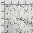 thumbnail image 1 of oneOone Georgette Viscose Fabric Line Geometric Â Printed Craft Fabric BTY 42 Inch Wide, 1 of 4