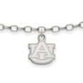 thumbnail image 4 of Auriga Fine Jewelry 925 Sterling Silver Rhodium-plated 9 inch Anklet for Women, 4 of 6