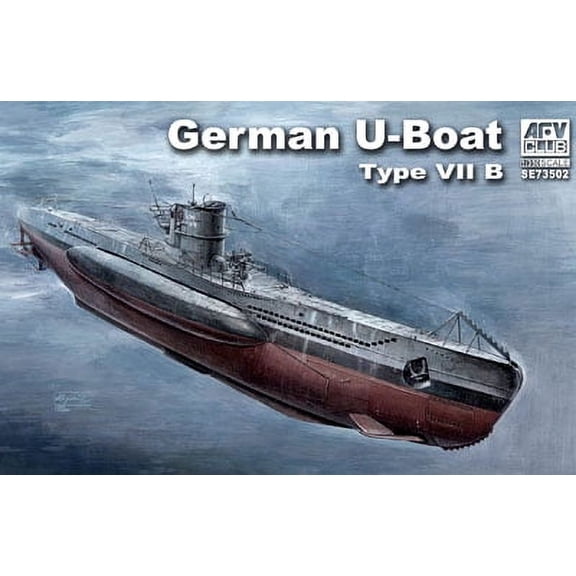 1/350 German U-Boat Type VII B Submarine