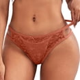 thumbnail image 1 of Gibobby Ropa interior mujer algodón Ropa interior de mujer Bragas de encaje sexy Estiramiento Hipster Calzoncillos Ropa interior Señora Ropa interior(Marrón， XXL), 1 of 5
