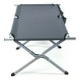 thumbnail image 6 of Gymax Folding Camping Cot Heavy-duty Camp Bed W/Carry Bag for Beach Traveling Vocation, 6 of 10