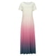 thumbnail image 4 of Vestido de Verano para las Mujeres Gradiente Impreso Cuello en V Manga Corta de la Longitud Del Tobillo Vestido, Vestido Corto de Verano, 4 of 5