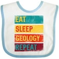 thumbnail image 3 of Inktastic Geologist Eat Sleep Geology Boys or Girls Baby Bib, 3 of 4