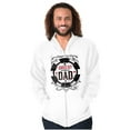 thumbnail image 4 of Always Bet On Dad Gambling Chip Men's Big & Tall Graphic Zip Up Hoodie Brisco Brands 2X, 4 of 5