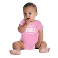 thumbnail image 4 of Distressed Dubble Bubble Retro Double Romper Boys or Girls Infant Baby Brisco Brands 12M, 4 of 6