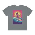 thumbnail image 2 of Jesus Surfing Coming for Us Unisex Garment-Dyed T-shirt, 2 of 4