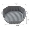 thumbnail image 4 of YAOMOBB Grill Plate Double Handle Baking Pan Non Scalding Silicone Roasting Tray for Daily Use, 4 of 6
