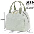 thumbnail image 4 of Lunch Bag for Women Men Cute Corduroy Lunch Tote Bags Reusable Insulated Lunchbox Large Capacity Reusable Insulate, 4 of 5