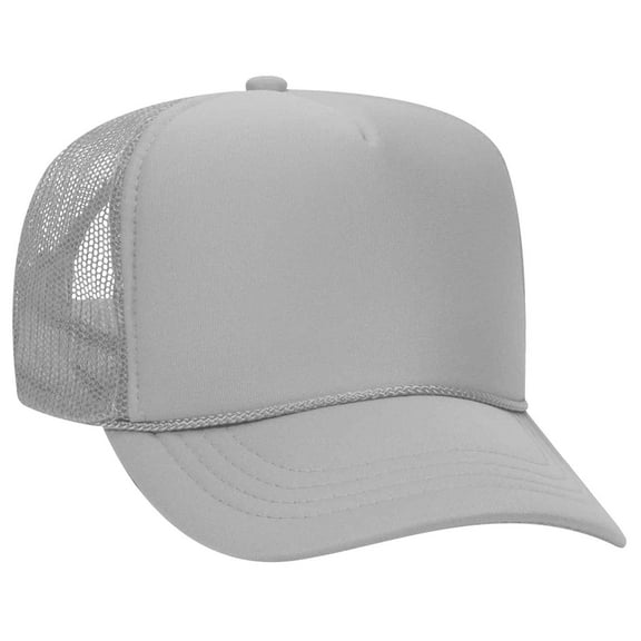 OTTO CAP Youth 5 Panel High Crown Mesh Back Trucker Hat
