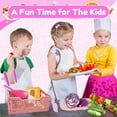 thumbnail image 7 of Toddler Knife Set for 1 2 3 Kids Kitchen Knife Set for Real Cooking & Basket, Easter Basket Stuffers Gifts,Montessori Toys for 3 4 5 6 7 8 9 10 Year Old Girls Birthday Gifts, Toddler Kitchen Tools, 7 of 7