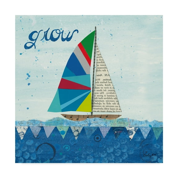 Trademark Fine Art 'Rainbow Spinnakers III' Canvas Art by Courtney Prahl