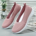 thumbnail image 6 of Hessimy Women's Walking Tennis Shoes - Lightweight Athletic Casual Gym Slip on Sneakers(Z02-Pink,40), 6 of 7
