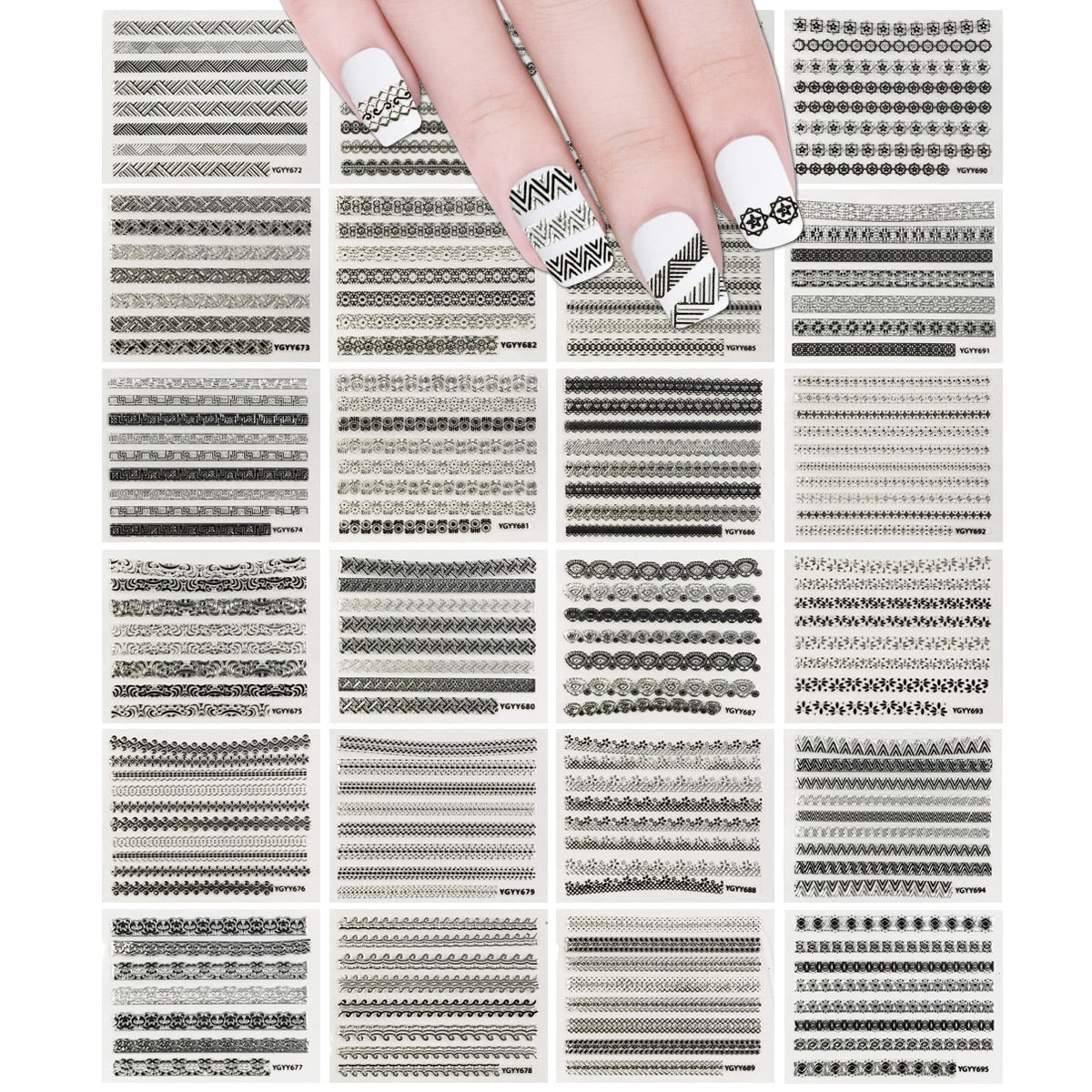 nail strips for nail art