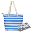 thumbnail image 2 of Beach Wine Purse Canvas Tote Handbag With Hidden Dispenser Insulated Compartment, 2 of 5
