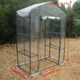 thumbnail image 3 of OTVIAP 143cm x 73cm x 195cm Portable Warm Greenhouse, PVC & Waterproof, Anti-UV, 3 of 7