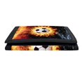 thumbnail image 5 of CHAQLIN Trifold Card Wallet with Flaming Soccer Print, Elastic Polyester Lightweight Foldable Wallet for Kids Toddler Boys Sports and Holiday, 5 of 7