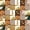 Plaid, variant on Erosebridal Fall Dogs Twin Quilt Set 2 Pieces,Cozy Autumn Twin Coverlet Set,Brown,1 Bedspread and 1 Pillowcase