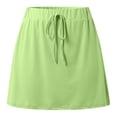 thumbnail image 6 of Jane Wardrobe Women’s Casual Sleeveless 2-Piece Skirt Set, Loose Tank Top and Drawstring Waist Mini Skirt for Summer, Solid Color, S,M,L,XL,XXL, 6 of 6