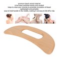 thumbnail image 3 of Guasha Massage Tool, Sturdy Beech Light Portable 3Pcs Wooden Gua Sha Board  for Salon, 3 of 7