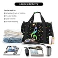 thumbnail image 4 of Easygdp Music Notes Bolsa de Gimnasio, Bolsa de Viaje Duffel, Bolsa de Fin de Semana con Compartimentos, Bolsa de Mano para Noche, 4 of 5