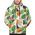 thumbnail image 4 of Hoodies for Men - Cartoon Parrot Cute Plant Long Sleeve Comfrt Men'S Fashion Hoodies & Sweatshirts, Sweatshirts for Men Hoodies Pullover Clothing Clothes with Pouch, 4 of 7