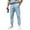 Light Blue Pant for Men, variant on Men’s Cuffed Drawstring Casual Pants Long Leg Stretchy Fabric Comfortable Fit Wear for Gym Workouts Urban Outings Light Blue XL