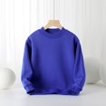 thumbnail image 1 of Ropa de invierno de manga larga con forro polar para niños, Material polar grueso cálido con corona alta, estilo Simple, 1 of 5