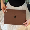 thumbnail image 3 of Wood Grain Pattern MacBook Case, Compatible with MacBook Air 13 Inch & MacBook Pro 14/16 Inch M4 M3 M2 M1, Slim Fit Protective Cover, 3 of 7
