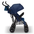 thumbnail image 3 of GAP babyGap Classic Side-by-Side Double Stroller - Lightweight Double Stroller with Recline, Extendable Sun Visors & Compact Fold - Made with Sustainable Materials, Navy Camo, 3 of 5