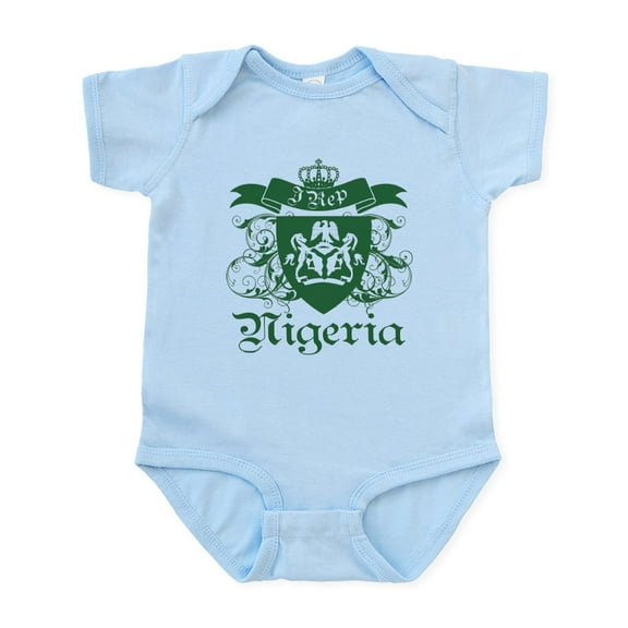 CafePress - I Rep Nigeria Infant Bodysuit - Baby Light Bodysuit, Size Newborn - 24 Months