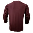 thumbnail image 3 of Taowp Henley Long Sleeve Buttons V Neck Cotton Workout Henley Mens Shirts Long Sleeve ,Size M, 3 of 5