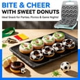 thumbnail image 6 of Mailand Mini Donut Maker Machine, Bake 12 x 2.2 Inch Mini Doughnuts, Electric Doughnut Maker, Non-stick Donut Pan, Aqua, 6 of 8