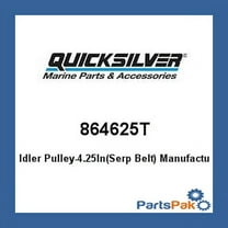 Mercury Marine Quicksilver New OEM Idler Pulley ( 4-1/4"), 864625T