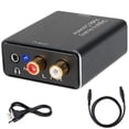thumbnail image 1 of Digital to Analog Audio Converter Optical Coaxial SPDIF to Analog Audio Converter R/L RCA and 3.5mm Jack AUX Stereo Audio Adapter for TV Xbox Blu-ray Player HD DVD, 1 of 8