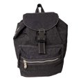 thumbnail image 4 of Lightweight Drawstring Flap Over Campus Backpack Black, 4 of 4