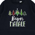 thumbnail image 3 of Inktastic Buon Natale Festive Christmas Trees Baby Sweatshirt, 3 of 4