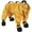 Yellow-M, variant on Waterproof Pet Pants with Foot Covers Dog Trousers Safety Dog Leggings Foot Protector for Small Dog Outdoor Activity