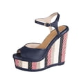 thumbnail image 1 of 250-05 Zapato con Plataforma para Mujer en Color Azul Plataforma de 14 cm Cklass 250-05, 1 of 2