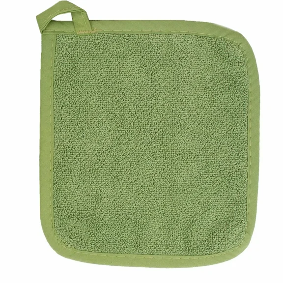 Ritz Terry Cloth Pot Holder Cactus Green