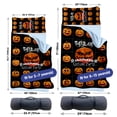 thumbnail image 6 of KAINSY Custom Name Toddler Nap Mat for Preschool , Personalized Halloween Pumpkin Design Nap Mat for Kindergarten Boys Girls, Sleeping Bag with Pillow Blanket - for Daycare, Travel, and Camping, 6 of 8