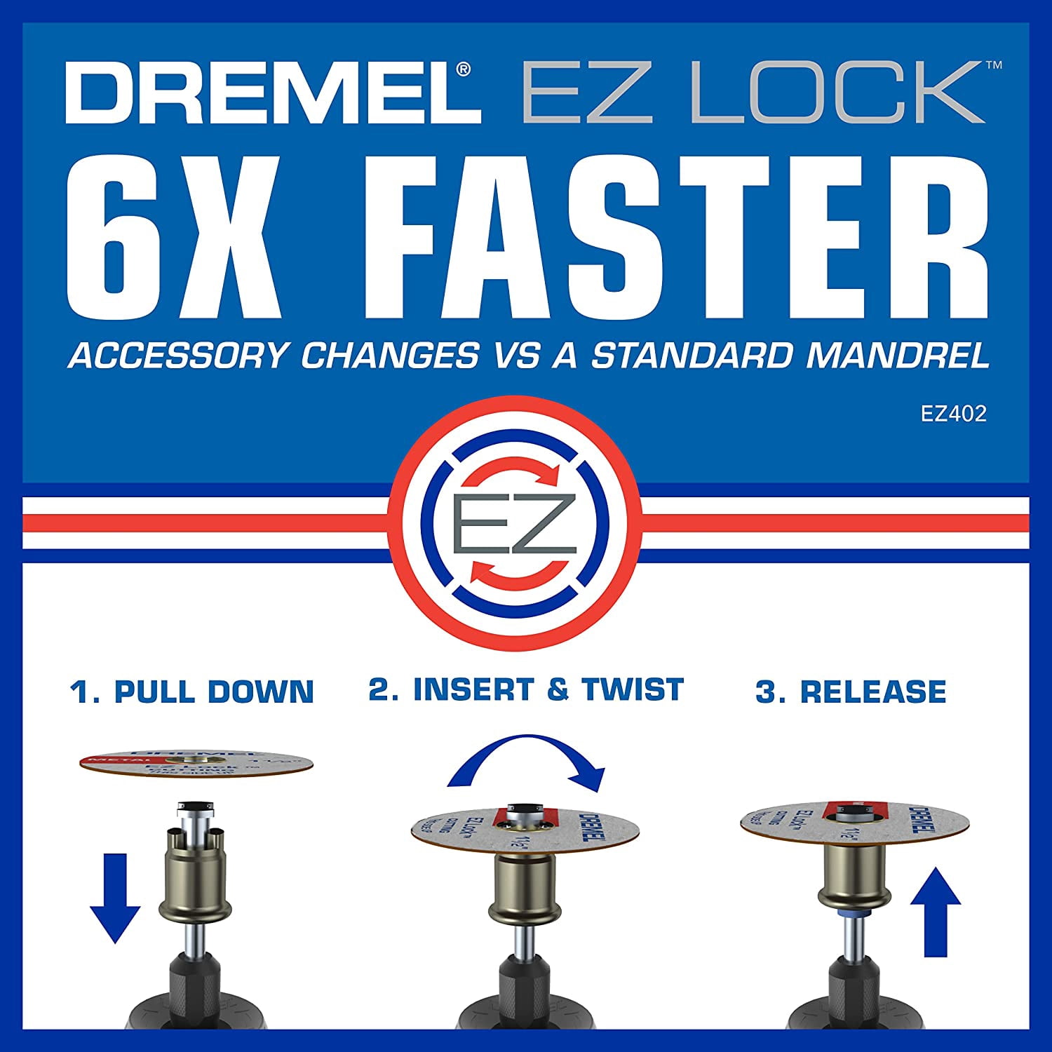 18-Piece EZ Lock Sanding and Grinding Rotary Accessory Micro Kit