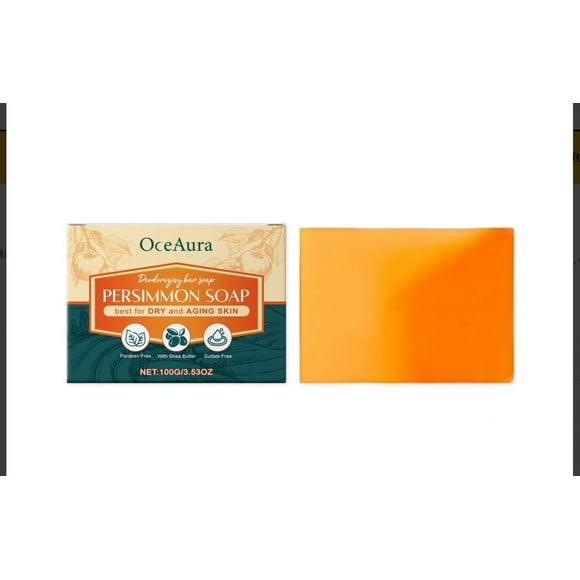 Persimmon Soap Persimmon Soap For Body Odor Nonenal Soap Odor Eliminating Persimmon Soap Bar Persimmon Soap For Women With Green Tea Extract Clearance