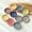 12 Dishes, variant on Assorted Bohemian Ceramic Dipping Bowls, Small Colorful Patterned Porcelain Sauce Dishes, Multi-Use Serving Bowls for Condiments, Snacks & Home Decor, Dishwasher Safe
