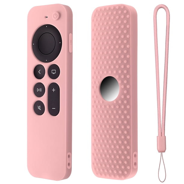 Para Apple TV 4K 6th Stick Remote Funda protectora de silicona con correa