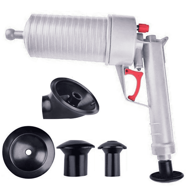 High Pressure Air Pump Drain Blaster Toilet Plunger Opener and