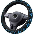 thumbnail image 4 of Blue Butterfly Steering Wheel Cover 15 Inches for Women Men, Neoprene Anti-Slip Cute Car Steering Wheel Grip Wrap Car Accessories Protective Case Cover for Vehicle Truck SUV, 4 of 17