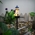 thumbnail image 5 of Gnmfd Solar Lights Outdoor Garden Decorative Resin Lighthouse Lamp Waterproof Courtyard Villa Landscape Lighting Ambiance LED Lighting for Patio Yard Christmas Party Decorations, 5 of 6